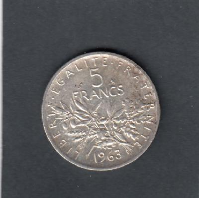 Beschrijving: 5 Francs  
